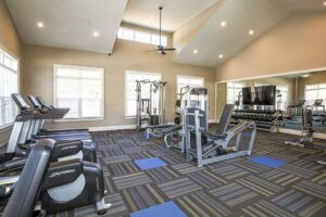 Chester Apatment Fitness Center at the Reserve at Rivington